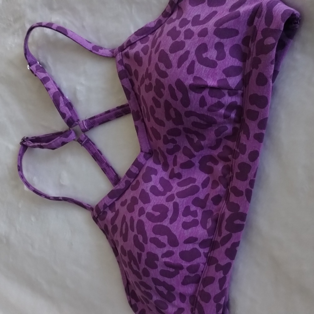 ๐RESERVED๐ Bombshell Pumped Animal Purple Cheetah Leopard Print Lavender Bra - Picture 2 of 13
